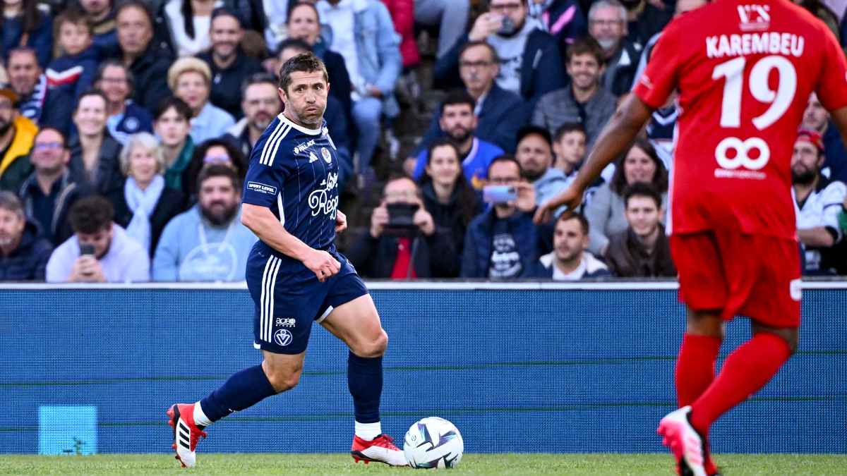 Bixente Lizarazu lors du match du centenaire du Parc Lescure (Icon Sport)