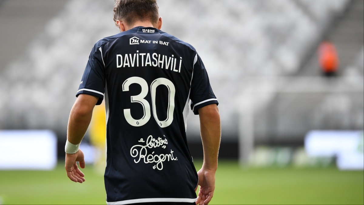 Zuriko Davitashvili sous les couleurs des Girondins de Bordeaux (Icon Sport)