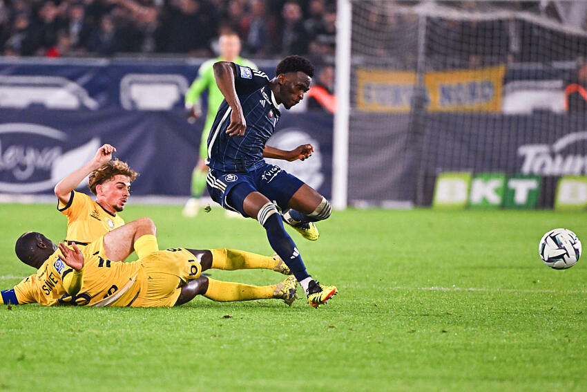 Issouf Sissokho en action lors de la réception du Pau FC (Icon Sport)