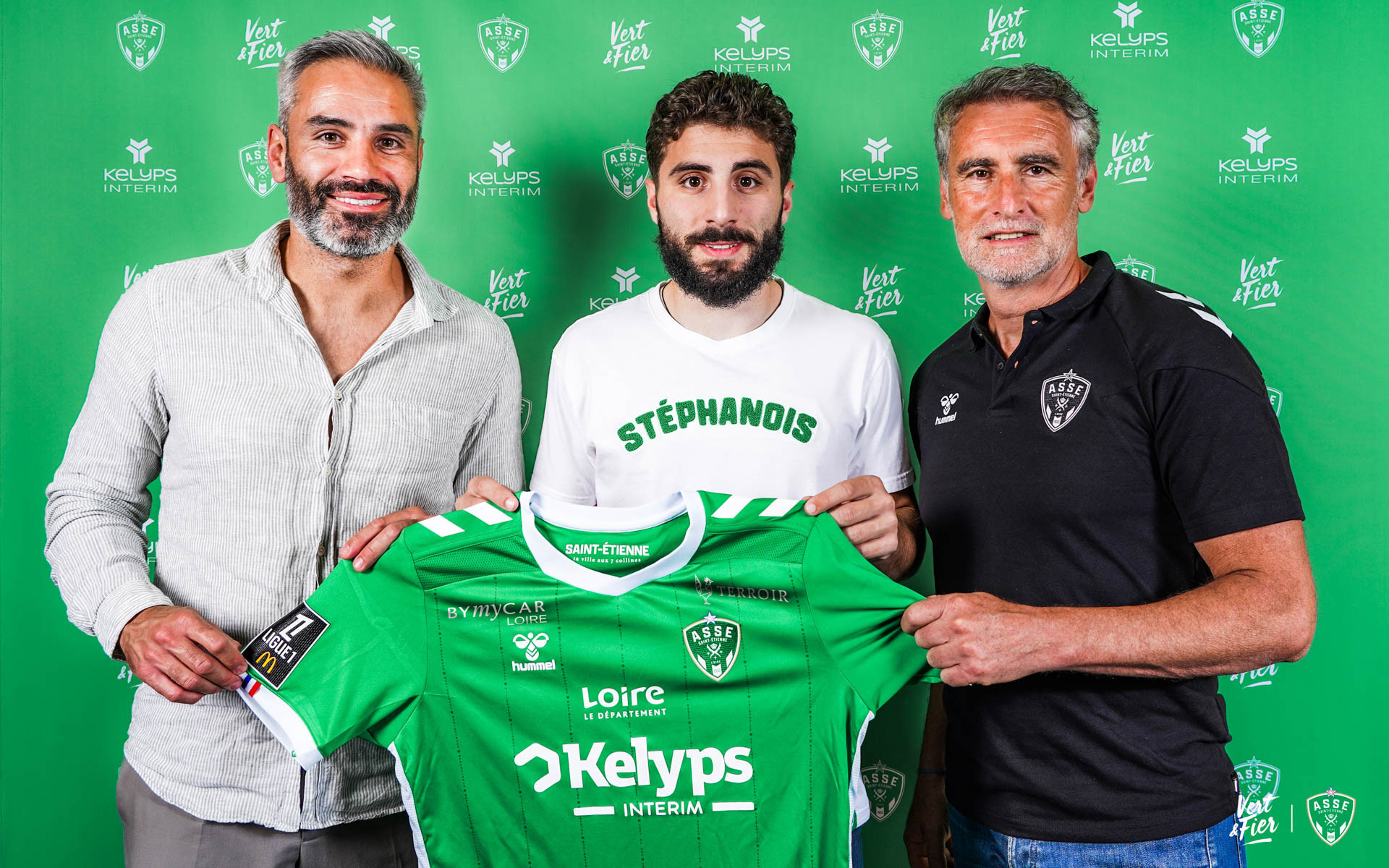 Zuriko Davitashvili sous les couleurs de l'AS Saint-Etienne (site officiel)
