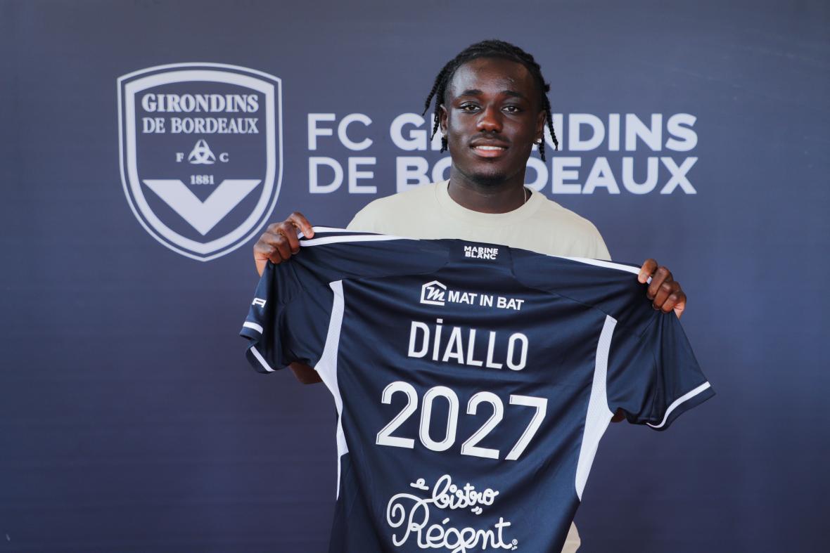 Alpha Diallo, ancien joueur des Girondins de Bordeaux (c. Girondins)