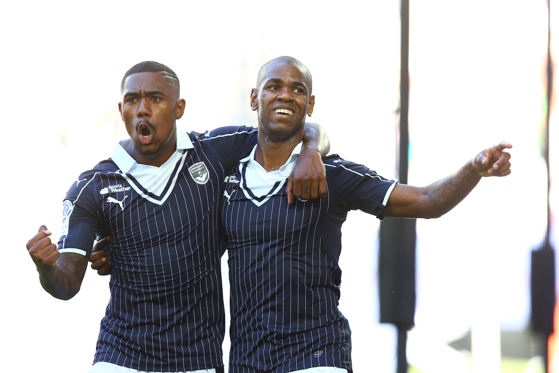 Diego Rolan et Malcom sous les couleurs des Girondins de Bordeaux (Icon Sport)