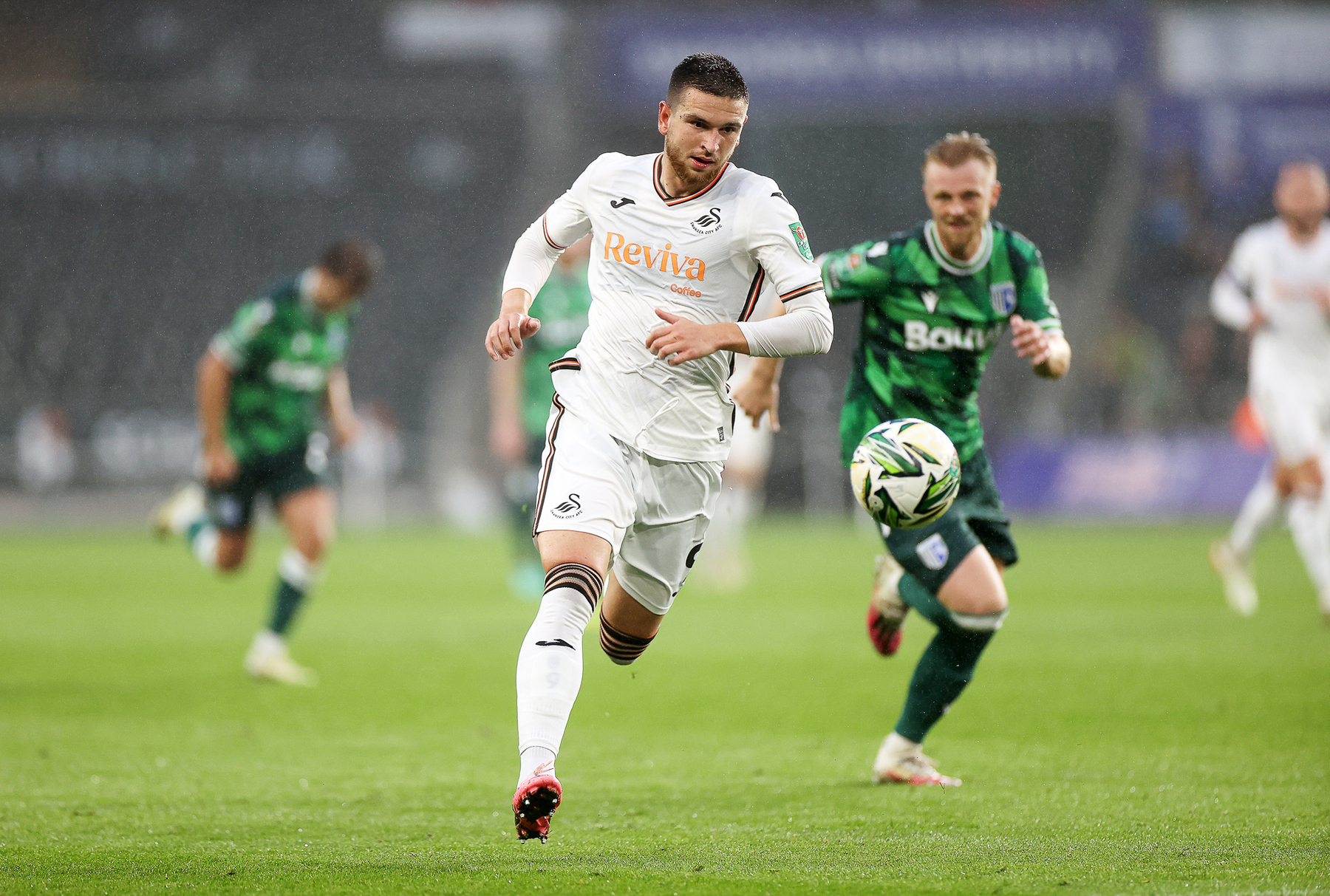Zan Vipotnik sous les couleurs de Swansea City (Icon Sport)