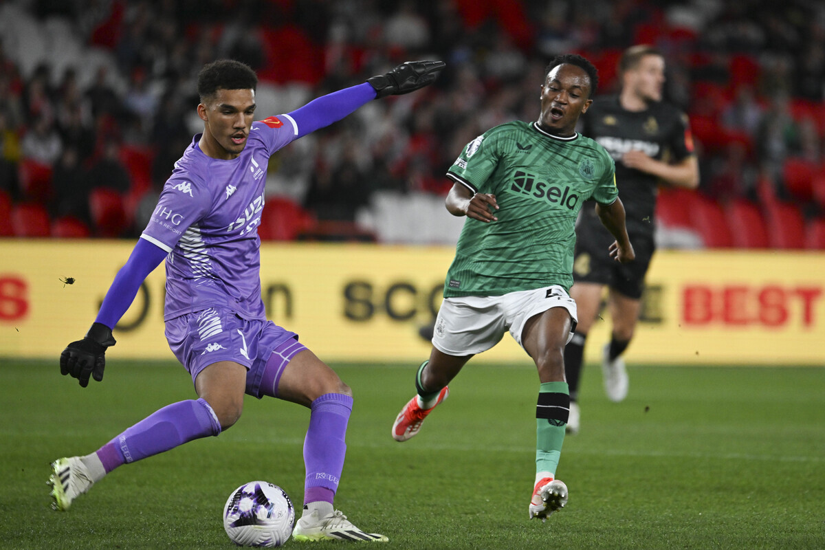 Amadou Diallo (à droite) sous les couleurs de Newcastle (Icon Sport)