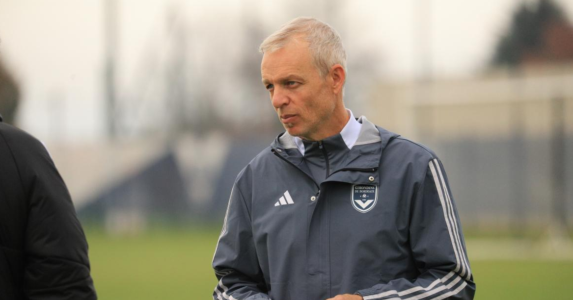 Bruno Irles, entraineur des Girondins de Bordeaux (crédits : site officiel)