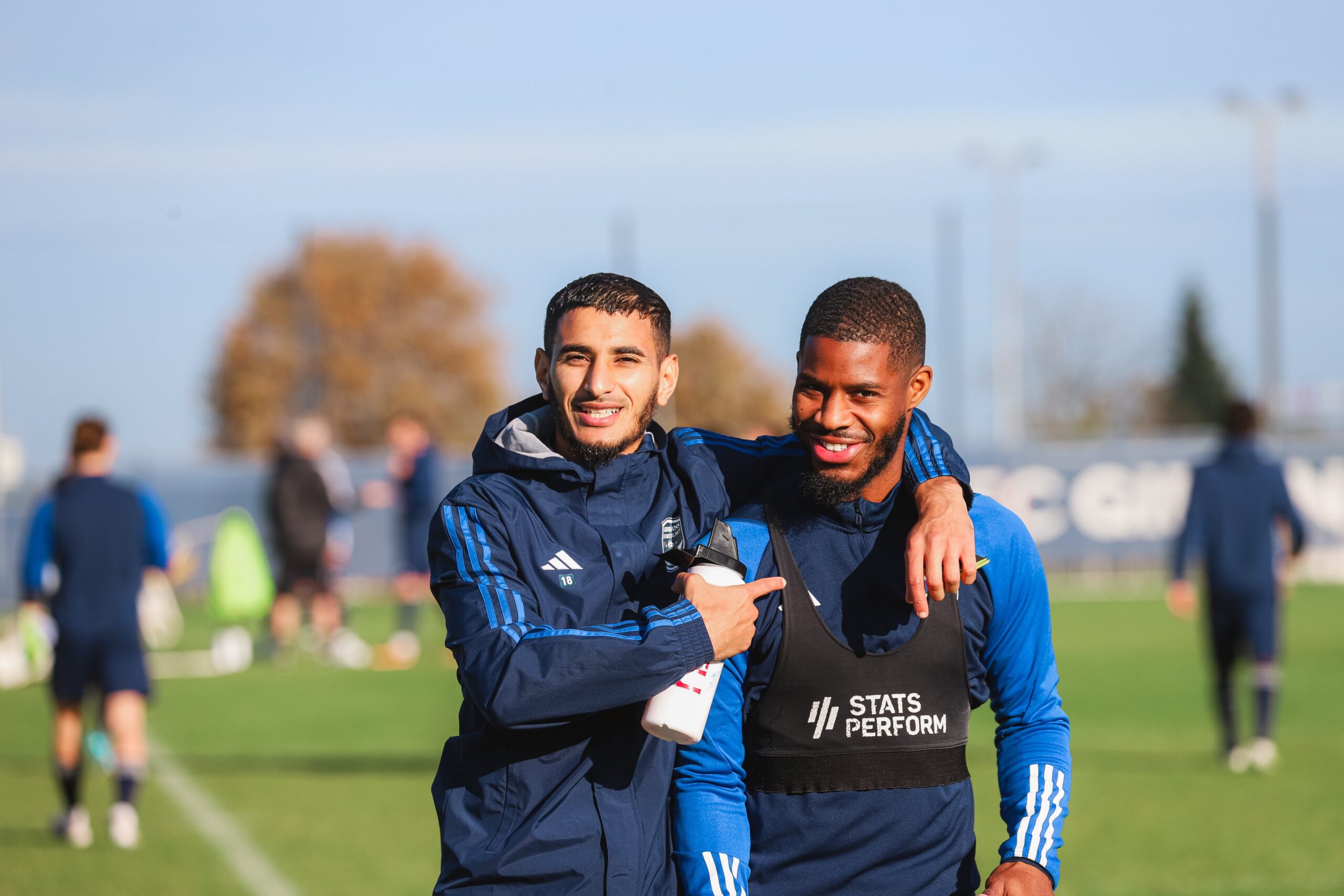 Nathanaël Bai (à droite) - Site officiel des Girondins de Bordeaux