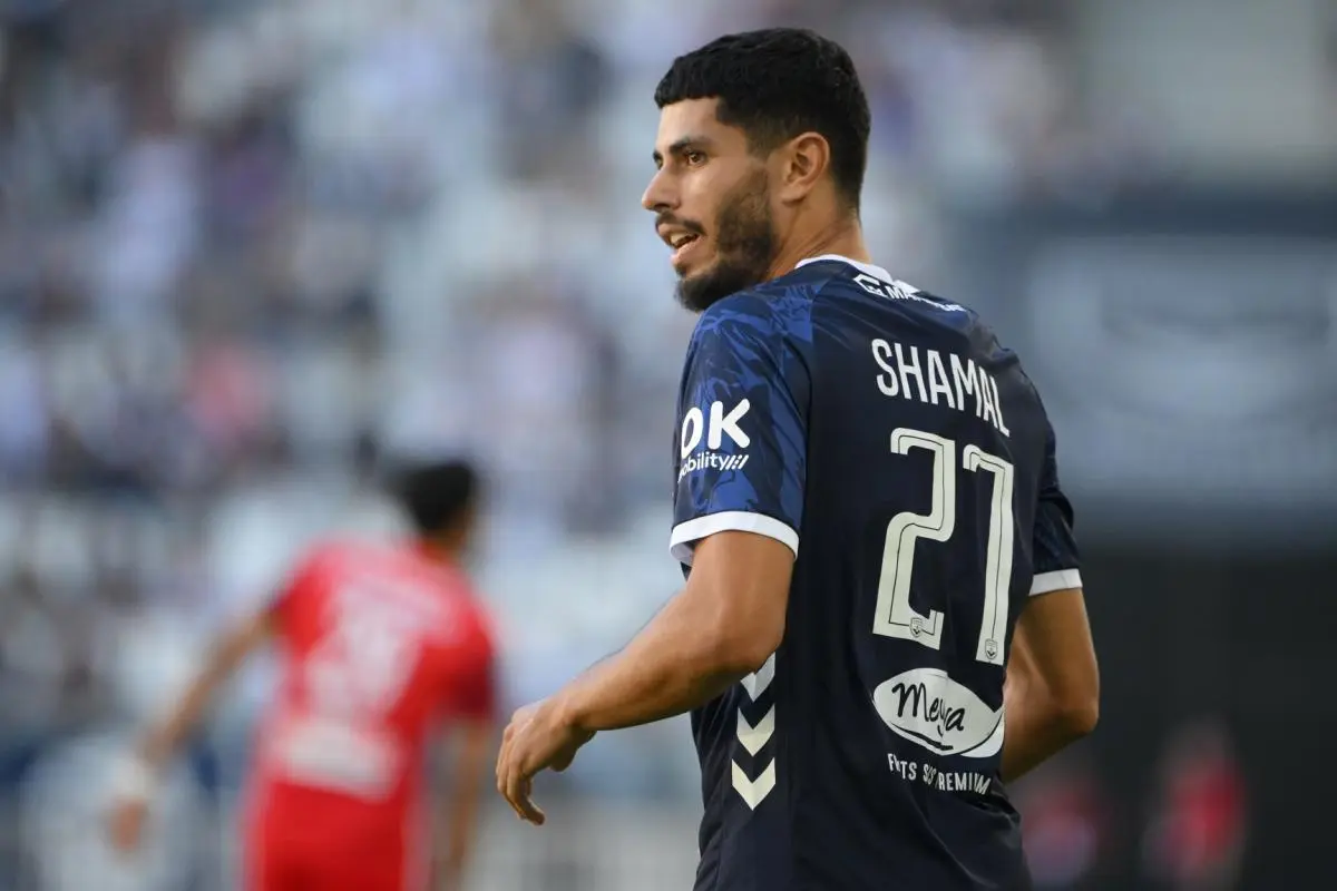Steve Shamal avec les Girondins de Bordeaux (L'Equipe)
