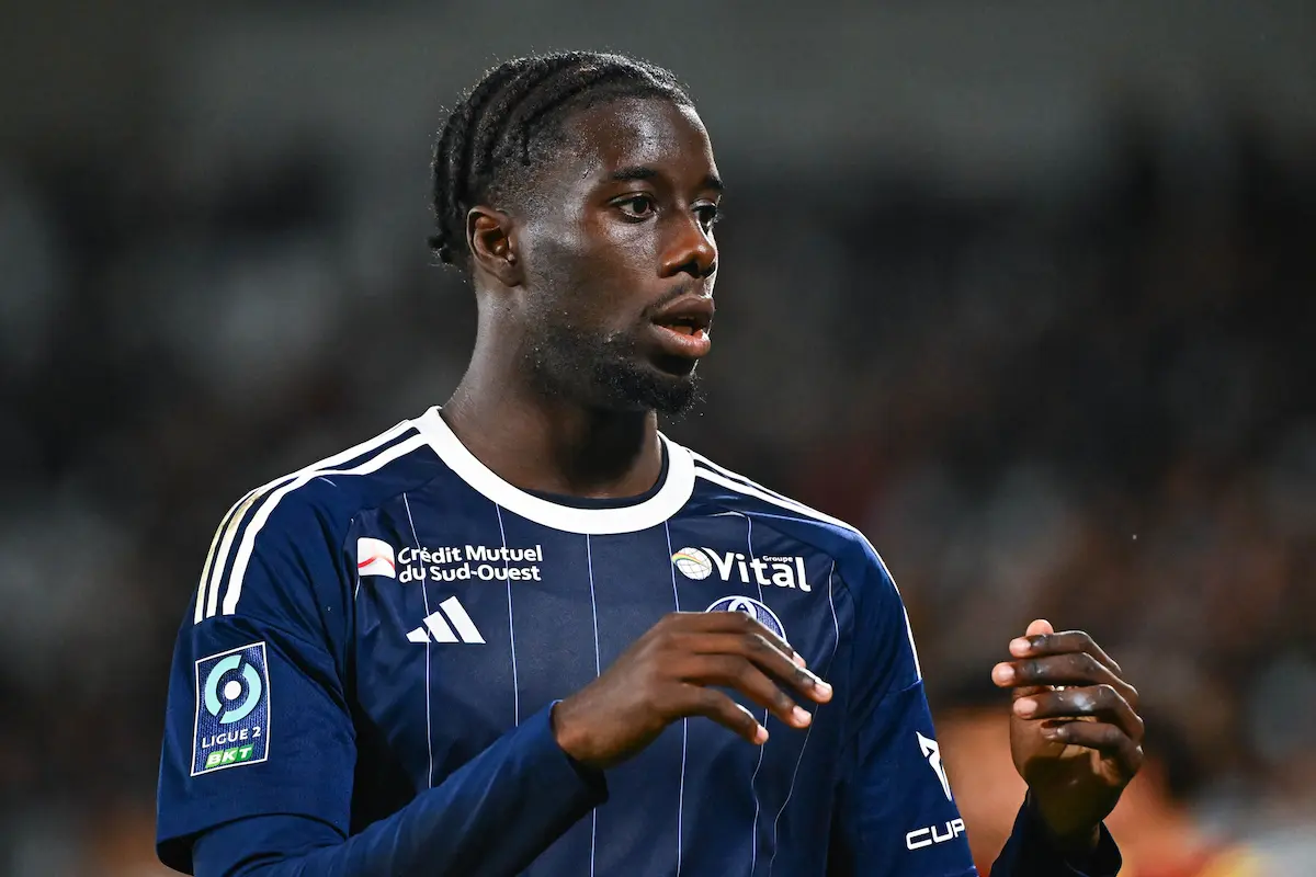 Malcom Bokele sous les couleurs des Girondins de Bordeaux - ICON SPORT